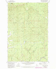 Whiskey Butte Idaho Historical topographic map, 1:24000 scale, 7.5 X 7.5 Minute, Year 1981
