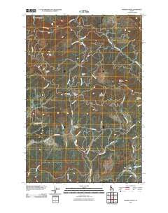 Whiskey Butte Idaho Historical topographic map, 1:24000 scale, 7.5 X 7.5 Minute, Year 2011