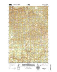 Whiskey Butte Idaho Current topographic map, 1:24000 scale, 7.5 X 7.5 Minute, Year 2013