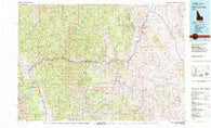 White Cloud Peaks Idaho Historical topographic map, 1:100000 scale, 30 X 60 Minute, Year 1982