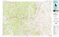White Cloud Peaks Idaho Historical topographic map, 1:100000 scale, 30 X 60 Minute, Year 1982