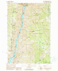 White Monument Idaho Historical topographic map, 1:24000 scale, 7.5 X 7.5 Minute, Year 1990