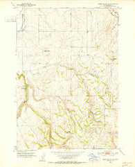 White Owl Butte Idaho Historical topographic map, 1:24000 scale, 7.5 X 7.5 Minute, Year 1951