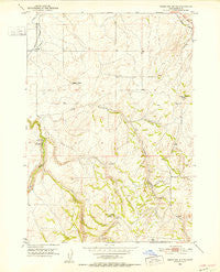 White Owl Butte Idaho Historical topographic map, 1:24000 scale, 7.5 X 7.5 Minute, Year 1951