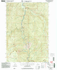 White Rock Peak Idaho Historical topographic map, 1:24000 scale, 7.5 X 7.5 Minute, Year 2004