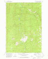 White Rock Peak Idaho Historical topographic map, 1:24000 scale, 7.5 X 7.5 Minute, Year 1973