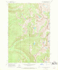 White Sand Lake Idaho Historical topographic map, 1:24000 scale, 7.5 X 7.5 Minute, Year 1966
