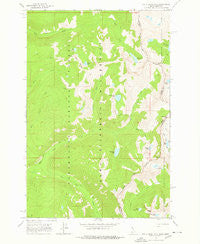 White Sand Lake Idaho Historical topographic map, 1:24000 scale, 7.5 X 7.5 Minute, Year 1966