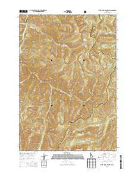 White Goat Mountain Idaho Current topographic map, 1:24000 scale, 7.5 X 7.5 Minute, Year 2013