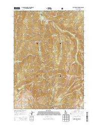 White Rock Peak Idaho Current topographic map, 1:24000 scale, 7.5 X 7.5 Minute, Year 2013