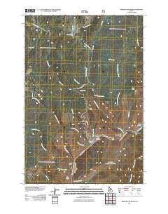 Whitewater Ranch Idaho Historical topographic map, 1:24000 scale, 7.5 X 7.5 Minute, Year 2011