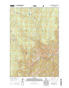 Whitewater Ranch Idaho Current topographic map, 1:24000 scale, 7.5 X 7.5 Minute, Year 2013