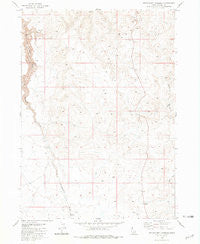 Wickahoney Crossing Idaho Historical topographic map, 1:24000 scale, 7.5 X 7.5 Minute, Year 1980