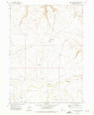 Wickahoney Point Idaho Historical topographic map, 1:24000 scale, 7.5 X 7.5 Minute, Year 1972