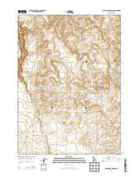 Wickahoney Crossing Idaho Current topographic map, 1:24000 scale, 7.5 X 7.5 Minute, Year 2013