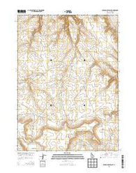 Wickahoney Point Idaho Current topographic map, 1:24000 scale, 7.5 X 7.5 Minute, Year 2013