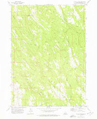 Wickiup Creek Idaho Historical topographic map, 1:24000 scale, 7.5 X 7.5 Minute, Year 1973