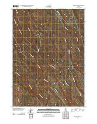 Wickiup Creek Idaho Historical topographic map, 1:24000 scale, 7.5 X 7.5 Minute, Year 2010