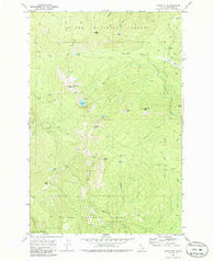 Widow Mtn Idaho Historical topographic map, 1:24000 scale, 7.5 X 7.5 Minute, Year 1969