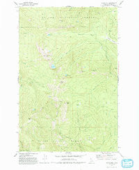 Widow Mtn Idaho Historical topographic map, 1:24000 scale, 7.5 X 7.5 Minute, Year 1969