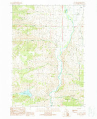 Williams Lake Idaho Historical topographic map, 1:24000 scale, 7.5 X 7.5 Minute, Year 1989
