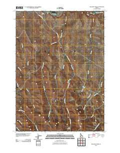 Williams Creek Idaho Historical topographic map, 1:24000 scale, 7.5 X 7.5 Minute, Year 2010