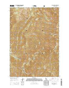 Williams Peak Idaho Current topographic map, 1:24000 scale, 7.5 X 7.5 Minute, Year 2013