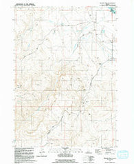 Wilson Peak Idaho Historical topographic map, 1:24000 scale, 7.5 X 7.5 Minute, Year 1992