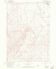 Wilson Peak Idaho Historical topographic map, 1:24000 scale, 7.5 X 7.5 Minute, Year 1957