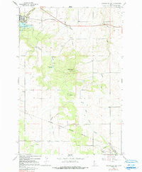 Winchester East Idaho Historical topographic map, 1:24000 scale, 7.5 X 7.5 Minute, Year 1967