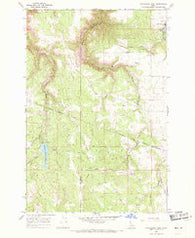 Winchester West Idaho Historical topographic map, 1:24000 scale, 7.5 X 7.5 Minute, Year 1968