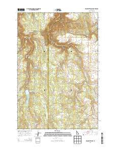 Winchester West Idaho Current topographic map, 1:24000 scale, 7.5 X 7.5 Minute, Year 2013