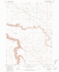 Winter Camp Idaho Historical topographic map, 1:24000 scale, 7.5 X 7.5 Minute, Year 1980