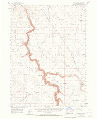 Winter Camp Idaho Historical topographic map, 1:62500 scale, 15 X 15 Minute, Year 1956