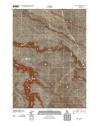 Winter Camp Idaho Historical topographic map, 1:24000 scale, 7.5 X 7.5 Minute, Year 2010