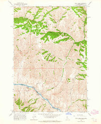Wolf Creek Idaho Historical topographic map, 1:24000 scale, 7.5 X 7.5 Minute, Year 1963