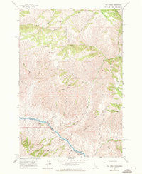 Wolf Creek Idaho Historical topographic map, 1:24000 scale, 7.5 X 7.5 Minute, Year 1963