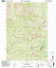 Wolf Fang Peak Idaho Historical topographic map, 1:24000 scale, 7.5 X 7.5 Minute, Year 2004