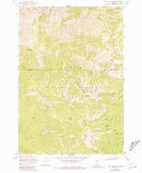 Wolf Fang Peak Idaho Historical topographic map, 1:24000 scale, 7.5 X 7.5 Minute, Year 1969