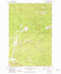 Wolf Lodge Idaho Historical topographic map, 1:24000 scale, 7.5 X 7.5 Minute, Year 1982
