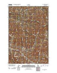 Wolf Creek Idaho Historical topographic map, 1:24000 scale, 7.5 X 7.5 Minute, Year 2011