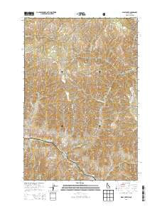 Wolf Creek Idaho Current topographic map, 1:24000 scale, 7.5 X 7.5 Minute, Year 2013