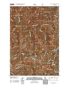 Wolf Fang Peak Idaho Historical topographic map, 1:24000 scale, 7.5 X 7.5 Minute, Year 2011