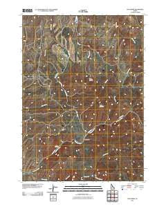 Wolverine Idaho Historical topographic map, 1:24000 scale, 7.5 X 7.5 Minute, Year 2011