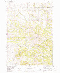Wolverine Idaho Historical topographic map, 1:24000 scale, 7.5 X 7.5 Minute, Year 1981