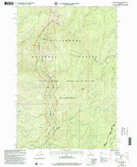 Wood Hump Idaho Historical topographic map, 1:24000 scale, 7.5 X 7.5 Minute, Year 1998