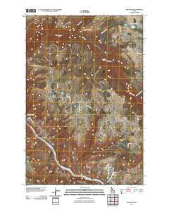 Woodland Idaho Historical topographic map, 1:24000 scale, 7.5 X 7.5 Minute, Year 2011