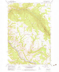 Woodland Idaho Historical topographic map, 1:24000 scale, 7.5 X 7.5 Minute, Year 1967