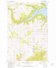 Worley Idaho Historical topographic map, 1:24000 scale, 7.5 X 7.5 Minute, Year 1981