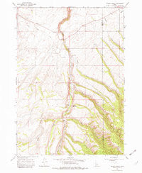 Wright Creek Idaho Historical topographic map, 1:24000 scale, 7.5 X 7.5 Minute, Year 1965